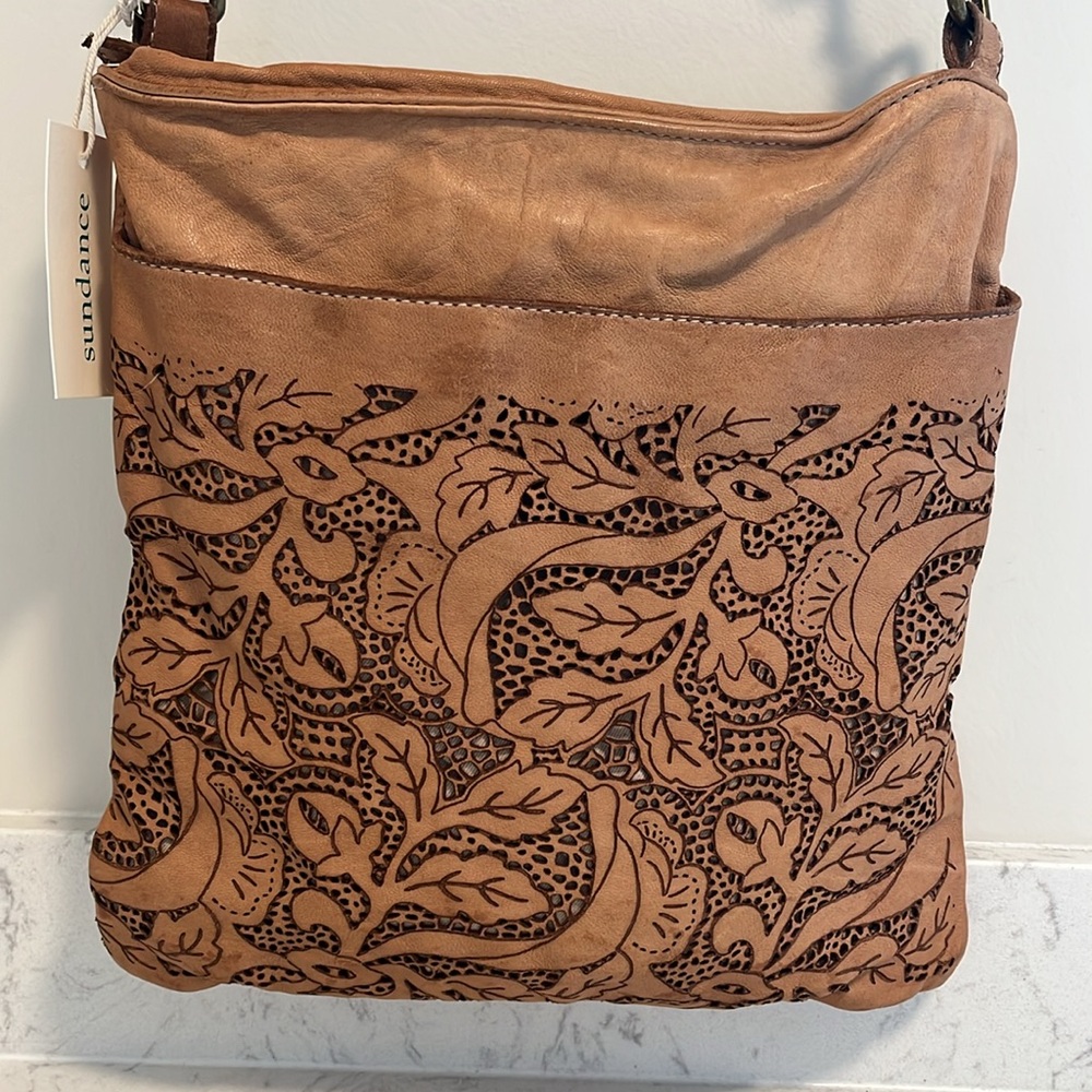 Sundance Lasercut Crossbody Bag